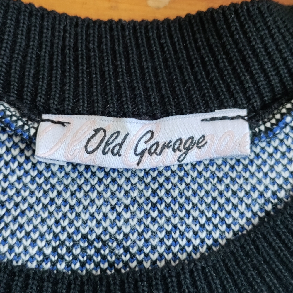 Crazy Cat Knit Crewneck Sweater L/XL - Picture 3 of 8